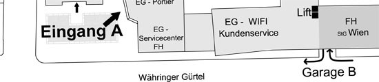 Anfahrtswege & Parkmöglichkeiten